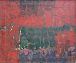 Seymour Boardman, 1959, The Red and Green, Oil on canvas, 20 x 24 1/3 in