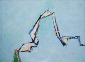 Blue No.3, 1993, Oil on canvas, 34" x 48"