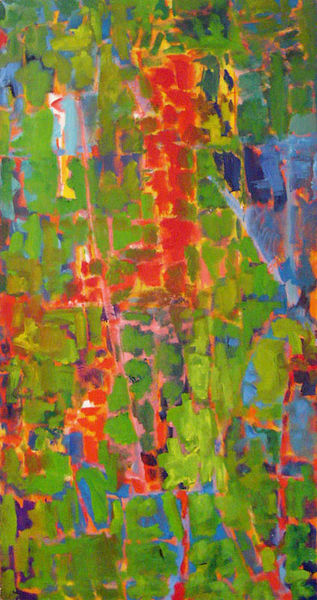 Seymour Boardman, 1959, Totem, Oil on canvas,72 x 38 1/2 in