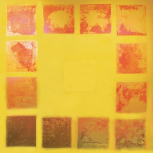 Yvonne Thomas, Map Notes, o/c, 1965, 60 x 60 in