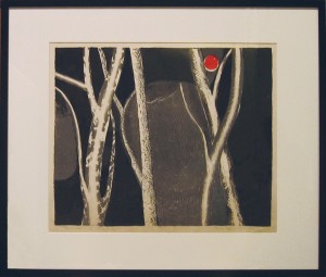 Robert Blackburn, The Wood, 1953, lithograph, 27 x 32 in