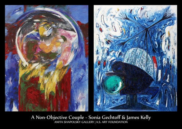 A Non Objective Couple Postcard Front