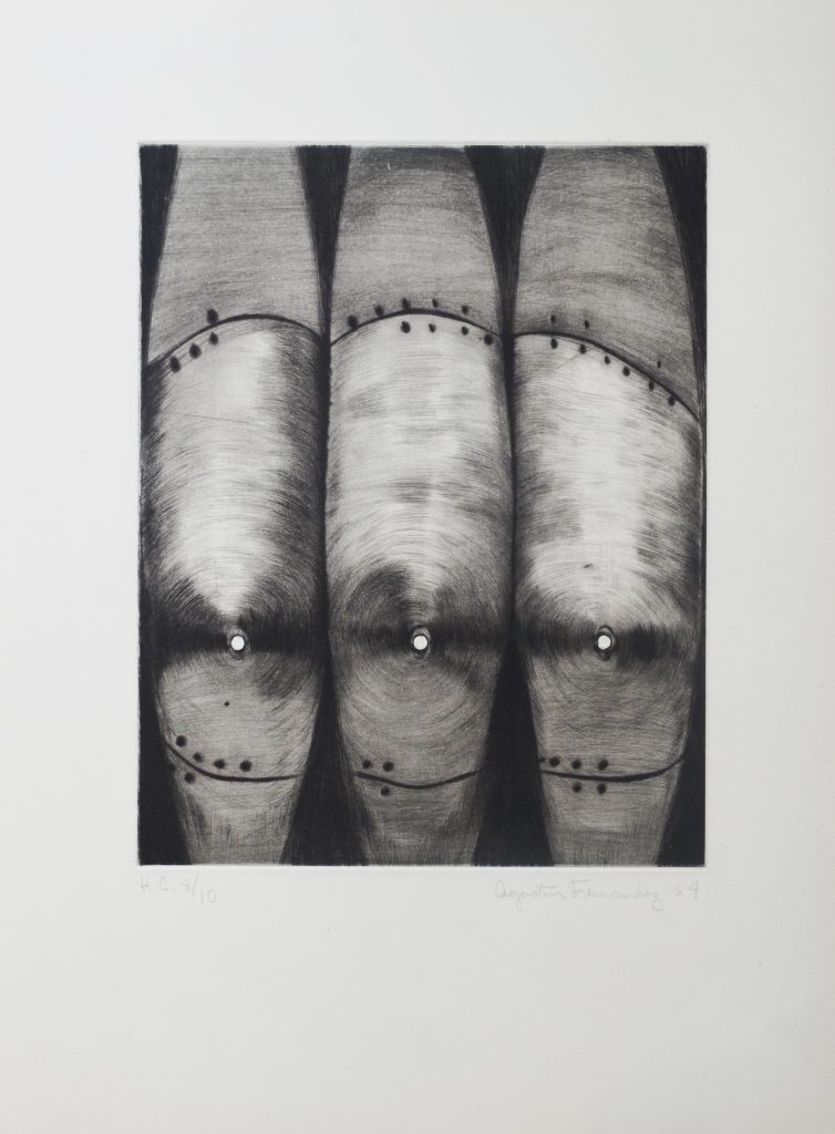 Agustin Fernandez, Untitled, From the series Lacouriere-Frelaut H.C. 810, 1964, Etching Paris, 19 3-4 x 14 5-8 copy