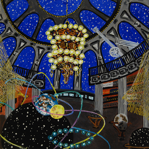 Michiko Itatani_Quantum Chandelier From Celestial Cadenza 20-K-30_8x8in copy