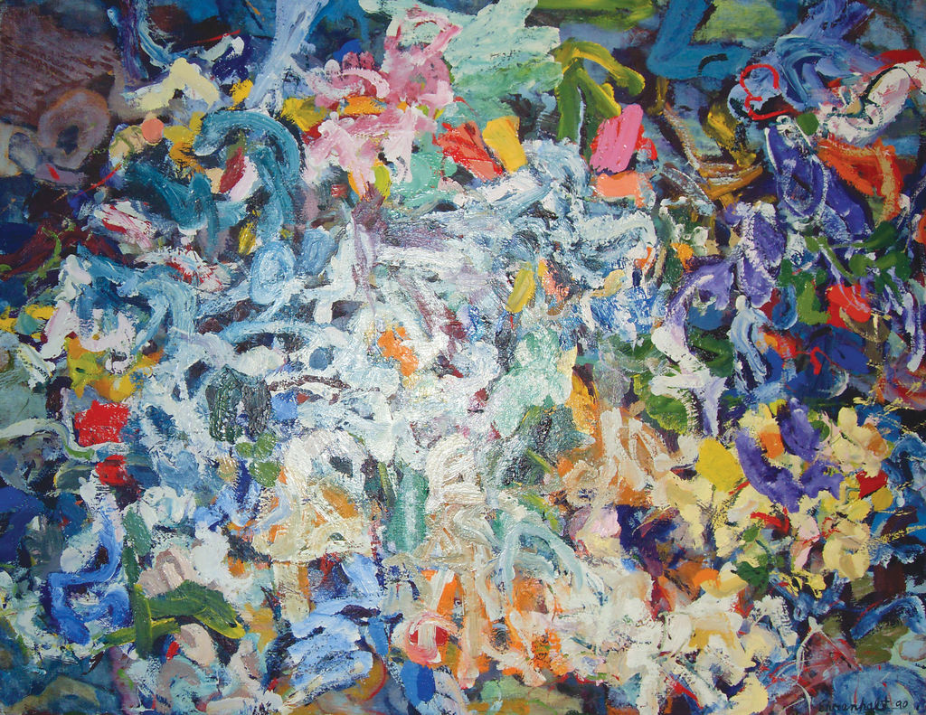 Amaranth Ehrenhalt, "Aderet," 1990, Oil on Canvas, 35" x 46"